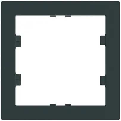 Telaio intermedio Hager kallysto KNX 60×60mm Duroplast nero 