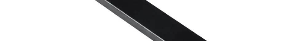 Cache frontal ROLINE 480×43mm acier noir 