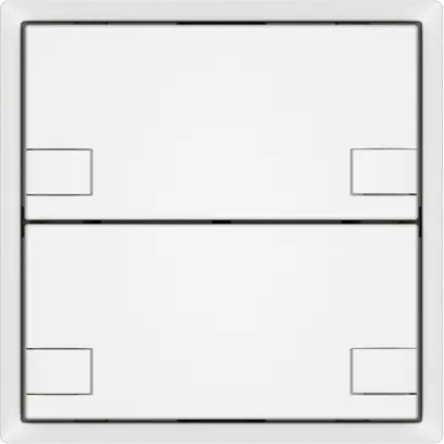Pulsante universale EDIZIO.liv UNI SNAPFIX® 12…48V s.LED 2× com.2T bi 
