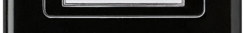 Placca di copertura INC basico 3×1 16+16+16mm nero 