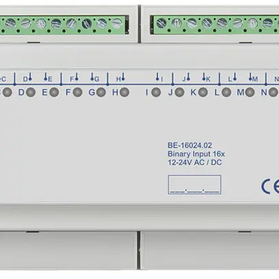 Ingresso binario KNX AMD MDT BE-16024.02 16-can 12…24VUC 8UM 