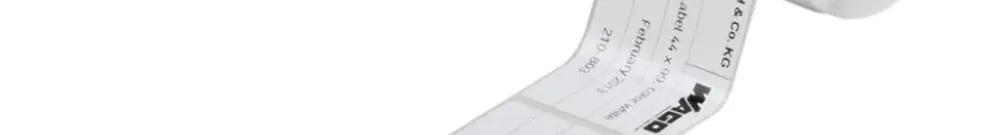 Etikettenrolle WAGO 33×70mm weiss 500 Stk./Rolle, unbedruckt 