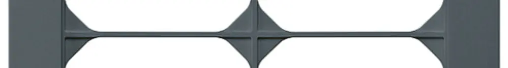 Telaio di copertura INC kallysto.pro 4×2 antracite 154×274mm 