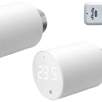 Kit servomoteur RF Shelly BLU TRV SET 2 BLE M30×1.5 1×adaptateur 