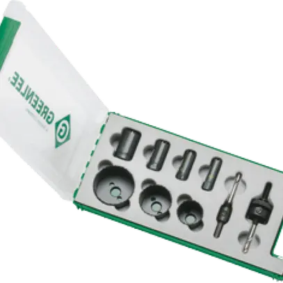 Jeu de scie-cloche Greenlee HSS-BI-métal M16-M63 