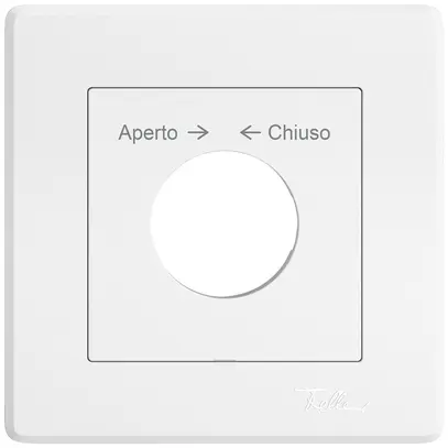Kit di montaggio INC EDIZIO.liv SNAPFIX® puls.girev.c.chius.Aperto → ← Chiuso bi 
