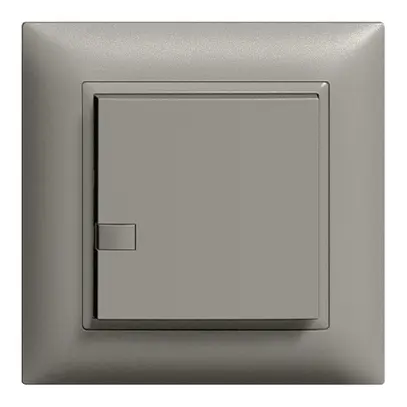 Tasto INC ZEP 1c/1t ON-OFF stazione secondaria EDIZIOdue grigio scuro 