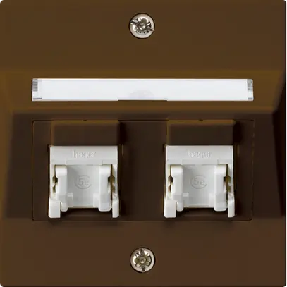 Presa INC kallysto A cat.5e 2RJ45/u marrone 