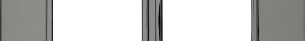 Intestazione INC Legrand Arteor 1×2 orizzontale 157×92mm Stainless Steel 