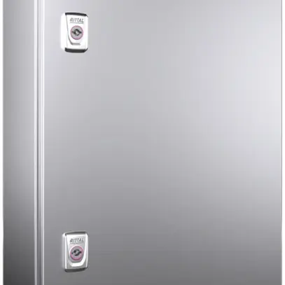 Kompakt-Schaltschrank Rittal AX, 1-türig, IP66, 400×500×210mm, Edelstahl V2A 
