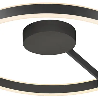 Plafonnier/applique LED SLV ONE 60 CW 23W 550lm 927/930 DALI Ø600 noir 