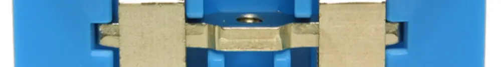 Durchgangs-Reihenklemme Woertz Ex 2.5…6mm² 41A 1000V Schraubansch.2×1 TH35 blau 