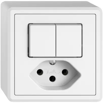 Combinazione AP EDIZIO.liv SNAPFIX® AR+schema 3+T13 bi 