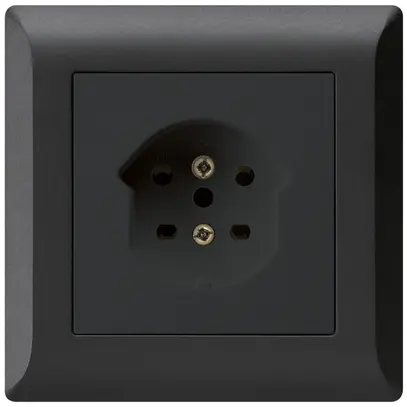 Prise ENC kallysto.line T15 noir bornes à vis 