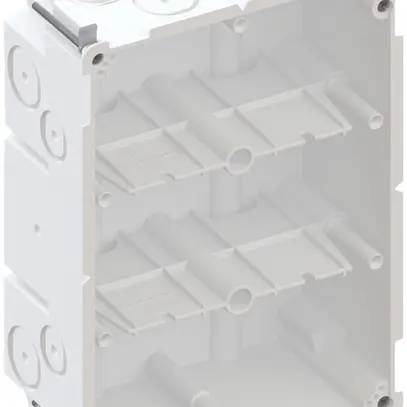 Boîte pour paroi creuse AGRO 3×2 850°C avec pattes, M20/25, blanc 