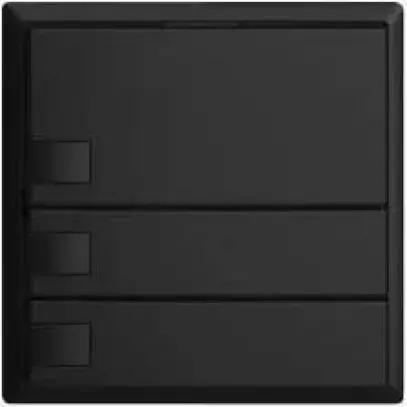 Pulsante KNX RGB EDUE, 250mW, s.LED, 3×pulsante, com.1×tasto, ne 
