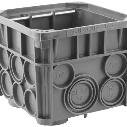 Boîte ENC Ammer sans couvercle entrées 20×M20, 10×M25, 3×M32 