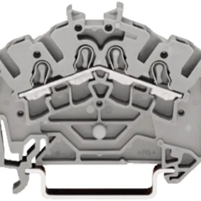 Durchgangsklemme WAGO TOPJOB S 2.5mm² 4L grau 