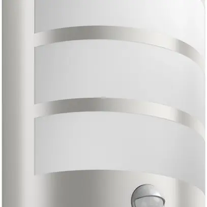 LED-Wandleuchte Python PIR 6W 2700K 600lm IP44 Edelstahl 