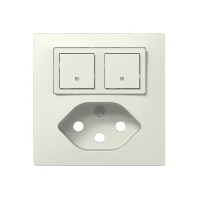 Kit de montage ABB Sidus Z/E blanc pour capt./act.+T13 free@home 
