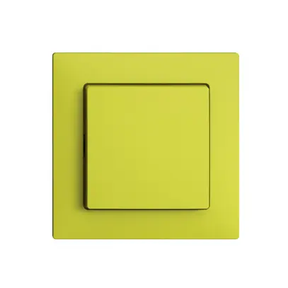Kit frontale EDIZIOdue lemon 60×60mm per interr. pulsante 