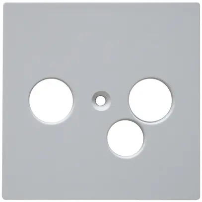 Plaque frontale Feller EDIZIOdue pour R-TV-prise de données, blanc 