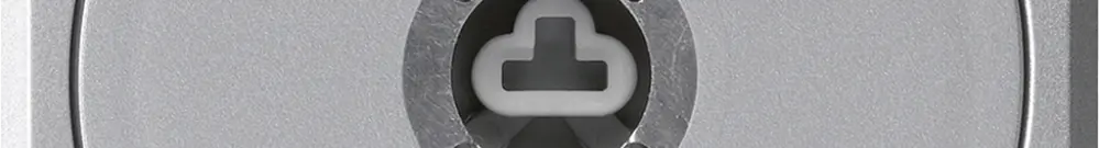 UP-Schlüsselschwenktaster robusto aluminium o.Deckel o.Zylinder Wechsler Kombi 