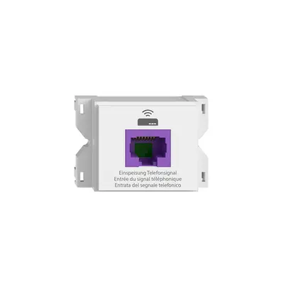 Presa di ritorno Feller 1×RJ45 p.Swisscom VoIP/All IP, 8 poli, UTP, cat 5e 