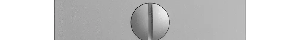 Plaque frontale EDIZIOdue silver pour obturateur 