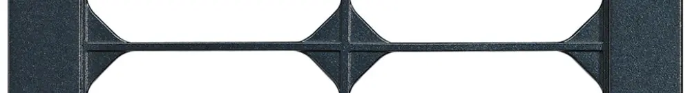 Cadre de recouvrement ENC kallysto.pro 2×2 ozean 154×154mm 