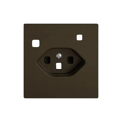 Kit de montage EDIZIO.liv SNAPFIX® p.prise de protection type 23 shutter br 