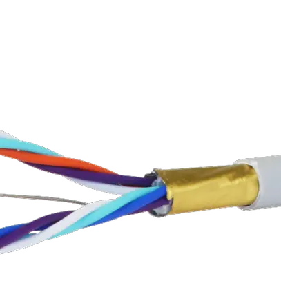 Kabel U72 2x4x0,8mm abgeschirmt halogfrei Eine Länge