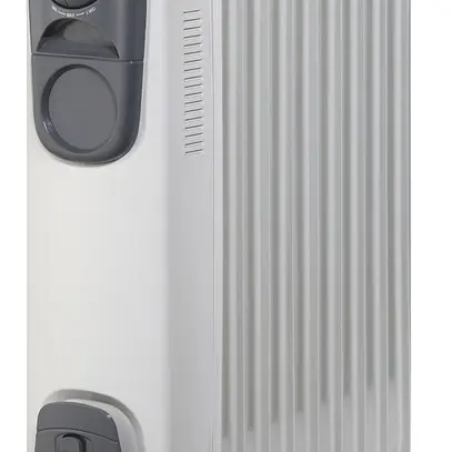 Radiateur OFR 9A, 2kW 230V 4.5kg 20×64×60cm blanc/gris 