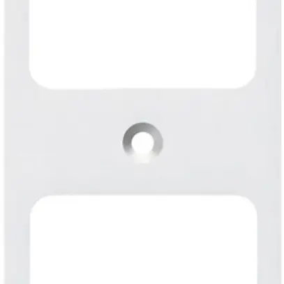 Plaque de fixation Hager FLF 3/5 2×1 aluminium anodisé bc 