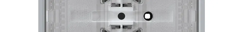 Poussoir KNX KAL p.2×touches 4×points actionnables LED gris 