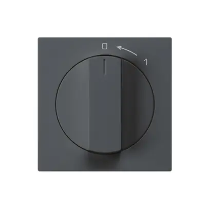 Kit frontale per contatto rotativo antracite 60×60mm kallysto 0<-1 