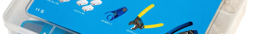 Crimpset IDEAL INDUSTRIES EMEA für ungeschirmte RJ45-Stecker 