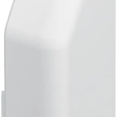 Piastra terminale Bettermann destra SL 20×50, PVC, bianco puro, 9010 