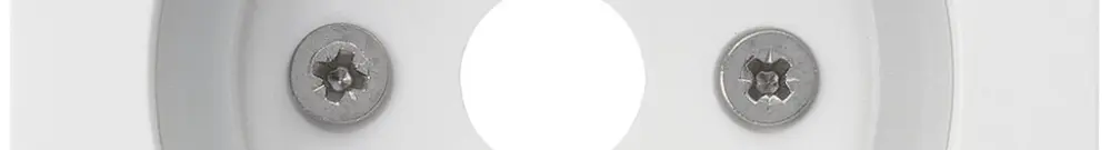 Placca frontale kallysto per pulsante per tappar.S5 bianco 