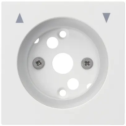 Placca frontale kallysto per pulsante per tappar.S5 bianco 