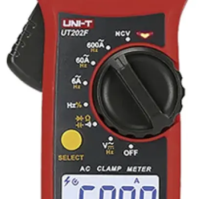 Multimètre à pince UNI-TREND UT202F 600VUC 600A 60MOhm 60000µF 10000kHz 