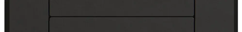 Combinaison ENC EDIZIO.liv SNAPFIX® 2×1 156×96mm sch 1/3+3/1L+sch 3/1L+T13 noir 