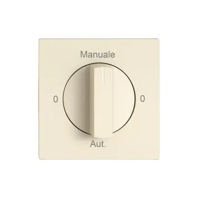 Montageset EDIZIO.liv SNAPFIX® f.Drehschalter m.Griff 0-Man-0-Auto (I) cr 