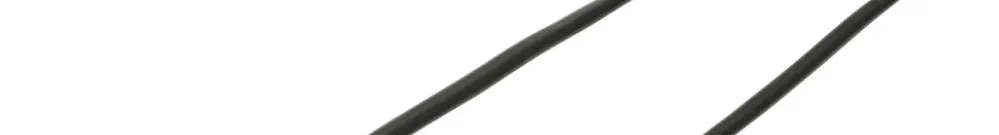 Apparate-Flachkabel Tdf 2×1mm² 3m schwarz Stecker T11 