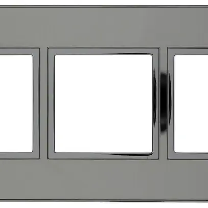 En-tête ENC Legrand Arteor 1×3 horizontal 213×92mm Stainless Steel 