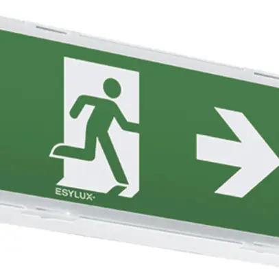 Lampada di emergenza ESYLUX SLX 24 LEDi Flat 8h, bianco 
