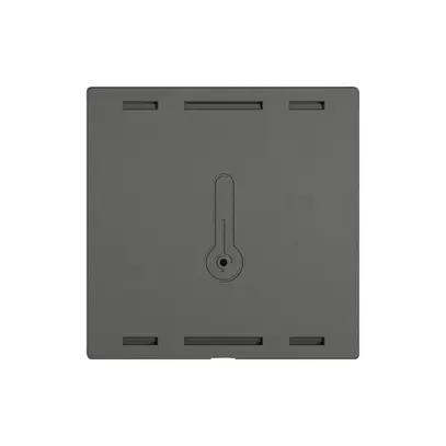Comando per sensore temperatura ambiente EDIZIO.liv Wiser SNAPFIX® 60×60mm grs 
