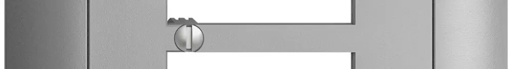 Kit frontale INC EDIZIOdue silver 88×88mm 4×RJ45 