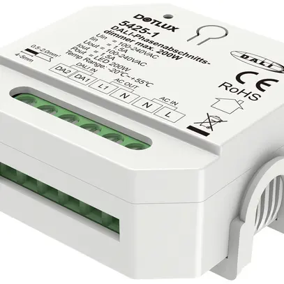 Variateur ENC DOTLUX 100…240V 1.5A 200W DALI IP20 boîtier en matière synthétique 