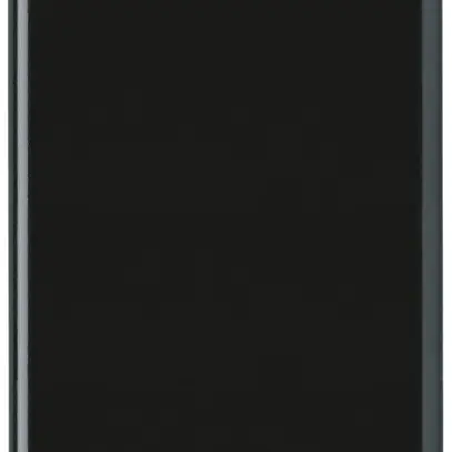 Placca di copertura basico 2×1 2 fori di fissaggio diagonale nero 